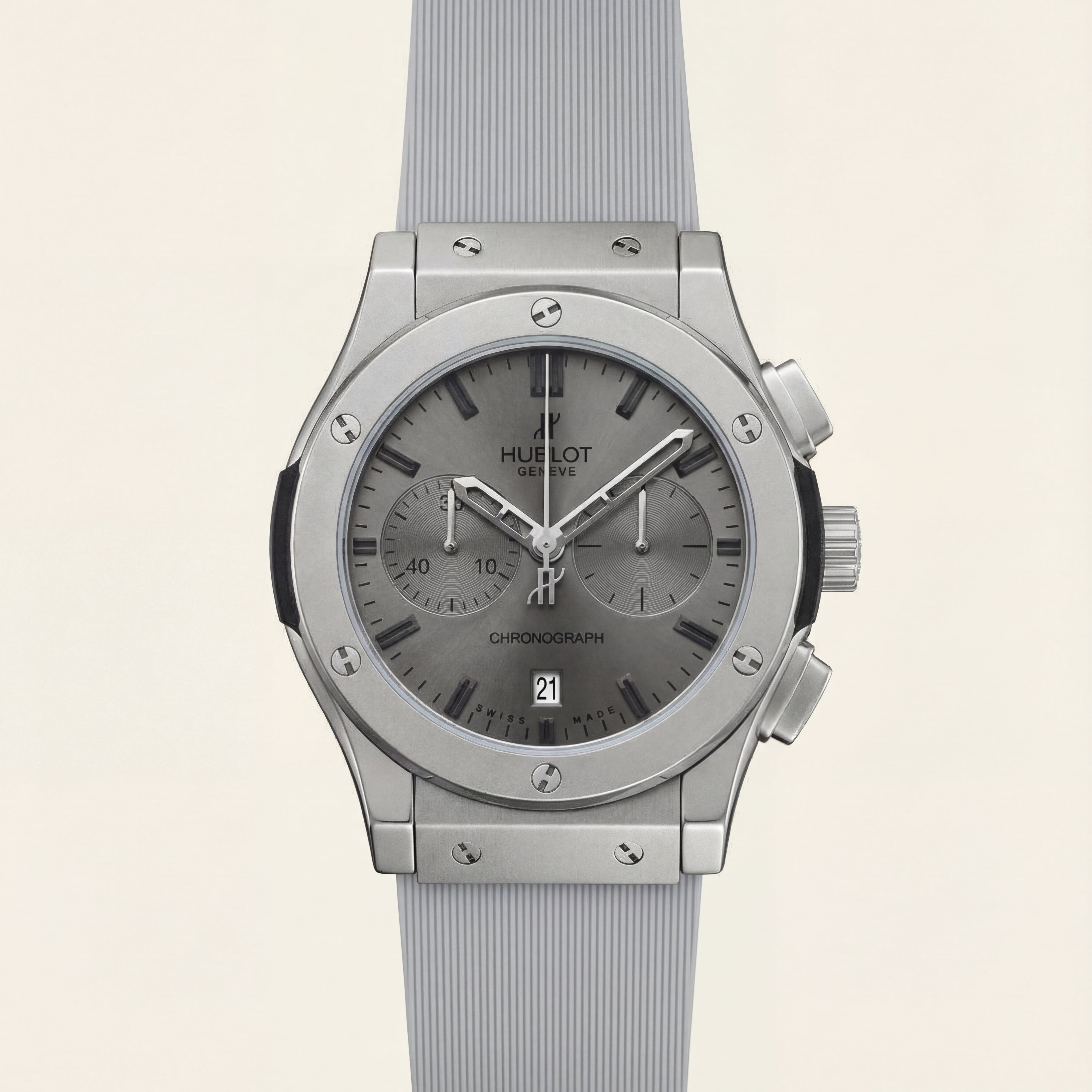 Silver Grey Chronograph Watch – Premium Sport Edition