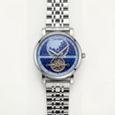 Midnight Blue World Dial Open-Heart Automatic Men’s Watch