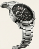 Olympus Black Carbon Dial Silver Chronograph