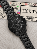 Centrix All-Black Chronograph Steel Watch