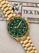 Emerald Gold Chronograph Men’s Watch