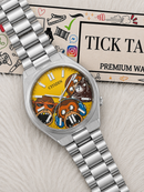 Wise Faces Concept Art Dial Silver Watch