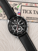 Premium Black Dial Chronograph Watch for Men