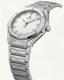 Silver White Luxury Steel Men’s Watch with Minimal Dial