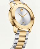 Elite Gold Silver Minimalist Men’s Watch