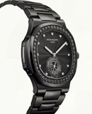 Midnight Black Diamond-Style Minimalist Men’s Watch