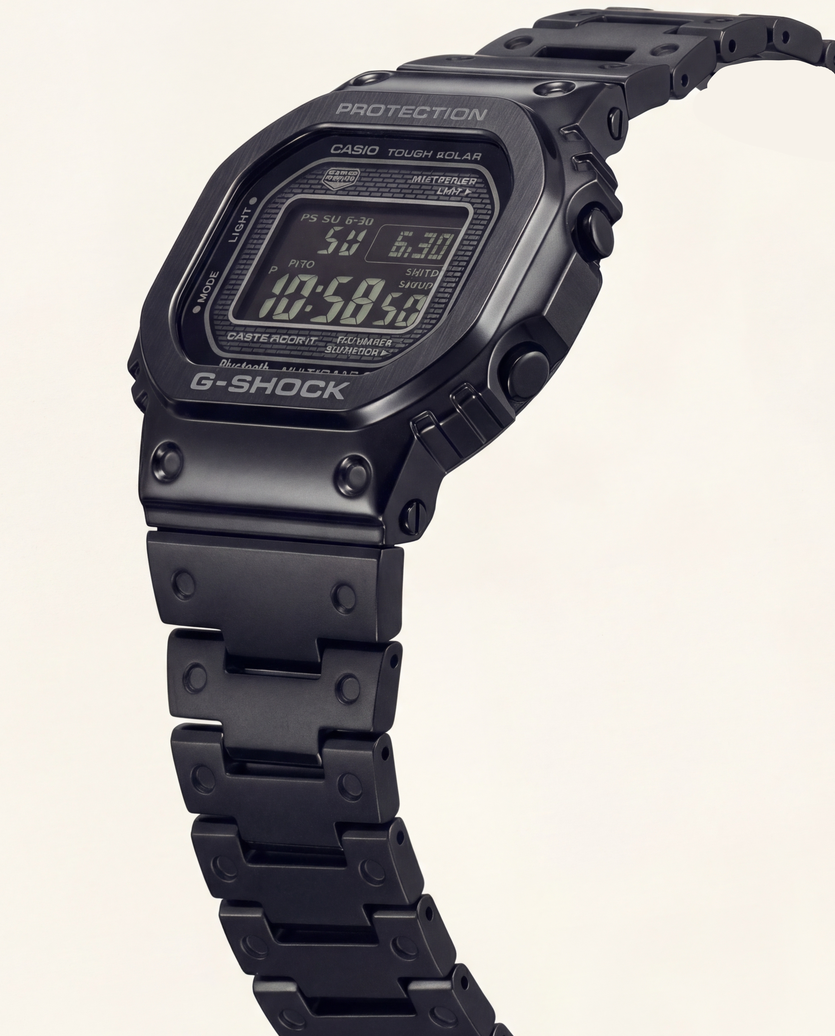 Stealth Black Digital Steel Men’s Watch