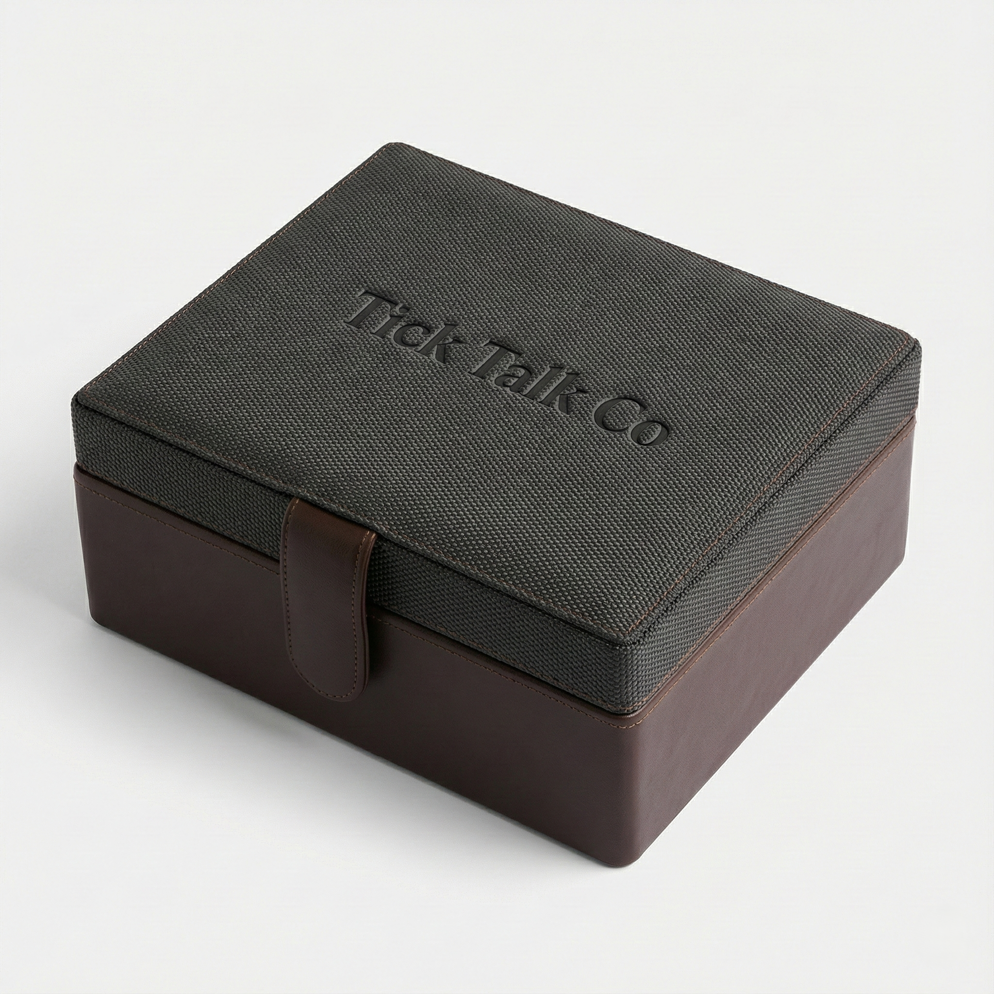 Silver Digital Luxury Watch with Black Resin Strap