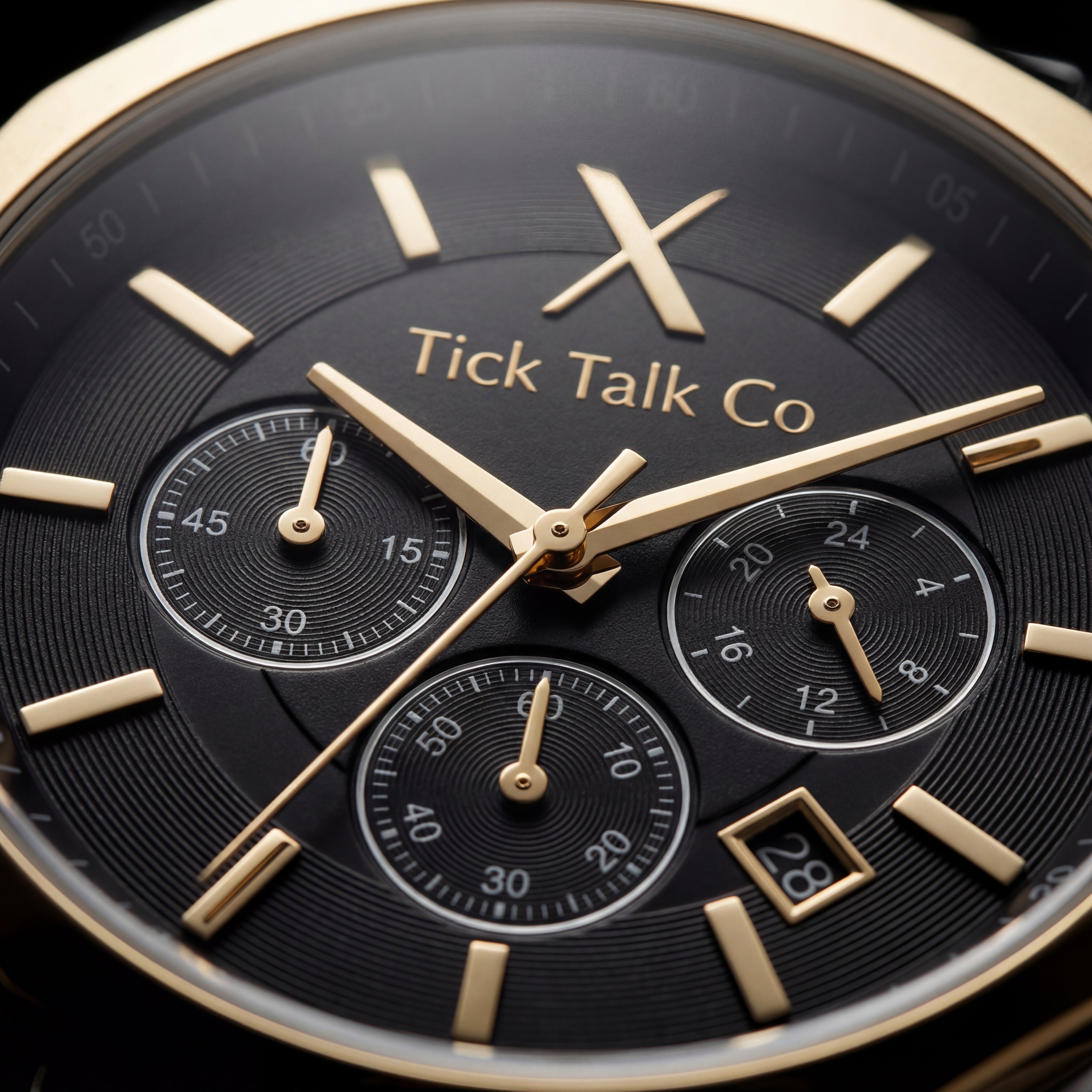 Imperial Noir Gold Chronograph Two-Tone Stainless Steel Edition