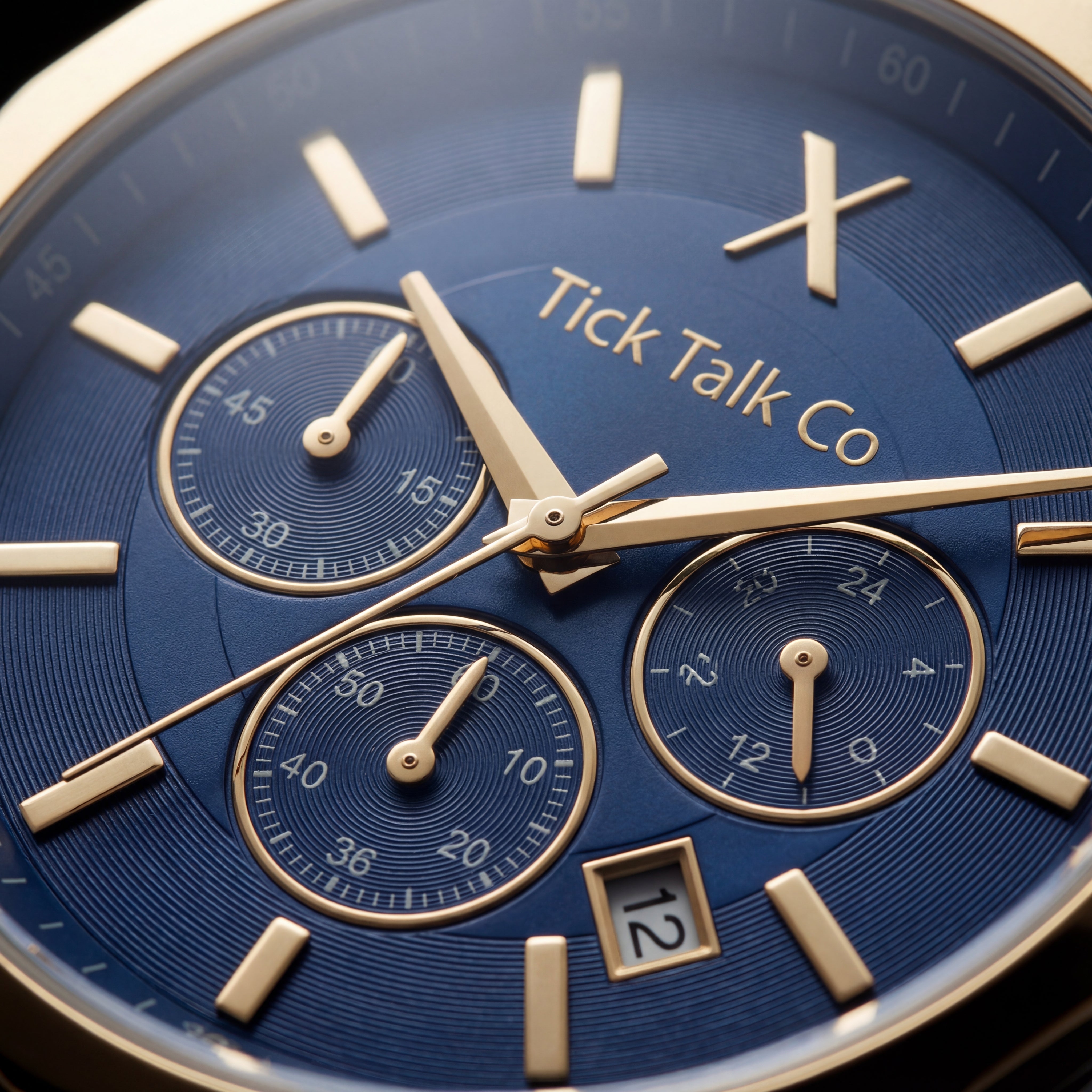 Imperial Navy Gold Chronograph Two-Tone Stainless Steel Edition