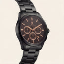 Obsidian Rose Chronograph Black Stainless Steel Men’s Watch