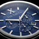 Centrix Navy Blue Chronograph Leather