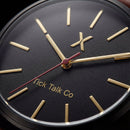 Centrix Black Gold Classic Leather Watch