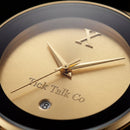 Gold Black Dial Two-Tone Stainless Steel Watch