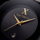 Black Dial Black Stainless Steel Watch