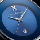 Blue Dial Silver Stainless Steel Watch