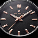 Brown Rose Gold Chronograph Leather Watch