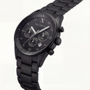 Black Dial Chronograph Stainless Steel Men’s Watch