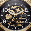 Gold Skeleton Dial Automatic Men’s Watch