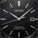 Black Textured Dial Automatic Power Reserve Men’s Watch