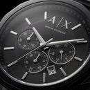 Centrix All-Black Chronograph Steel Watch