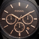 Ryder Noir Black Rose-Tone Chronograph Watch