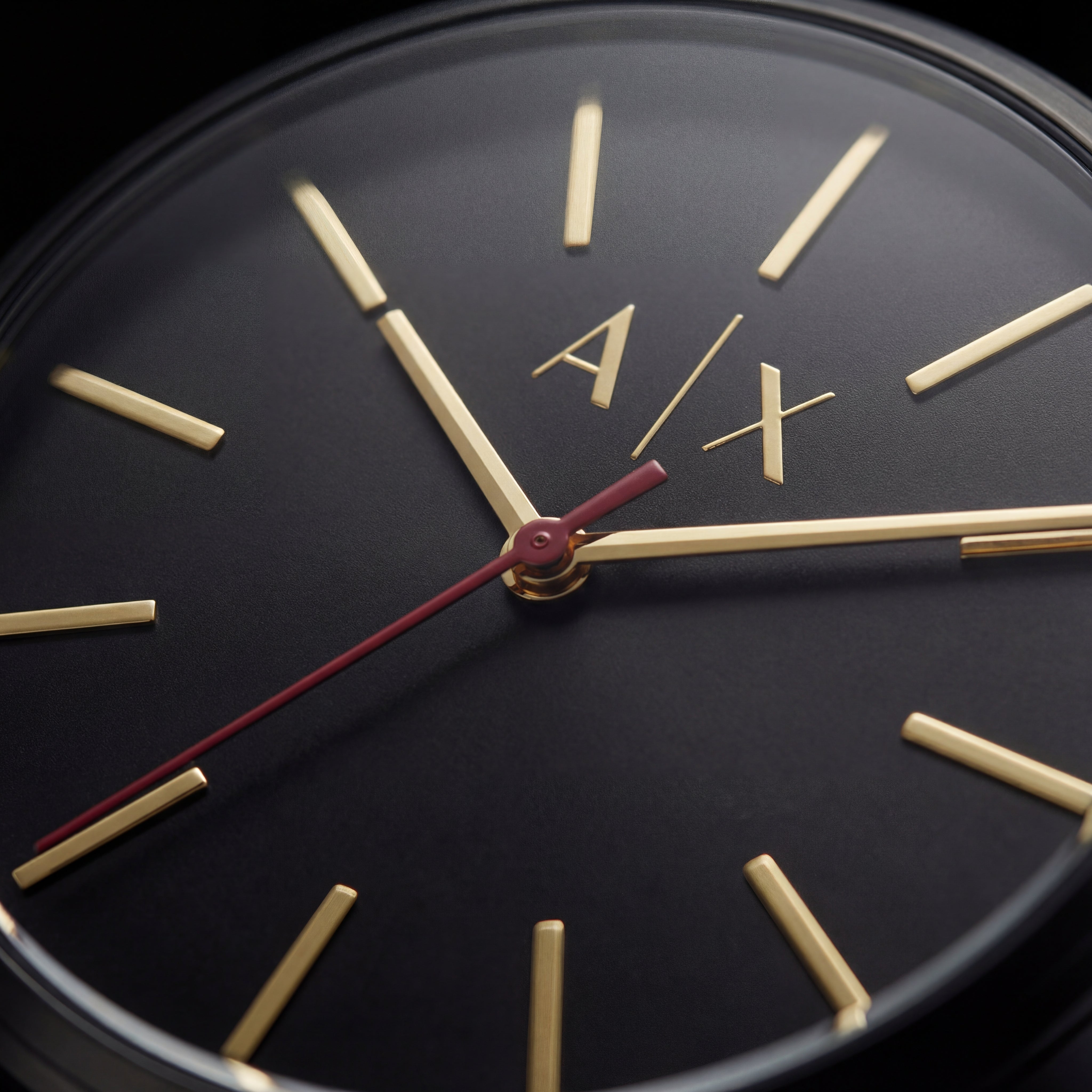 Classic Black Dial Minimal Watch with Brown Leather Strap