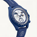 Blue Moon Chronograph Watch with Tachymeter Bezel