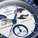 Blue Moon Chronograph Watch with Tachymeter Bezel