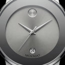 Pure Silver Minimalist Men’s Stainless Steel Watch