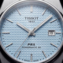 Ice Blue Textured Dial Steel Watch