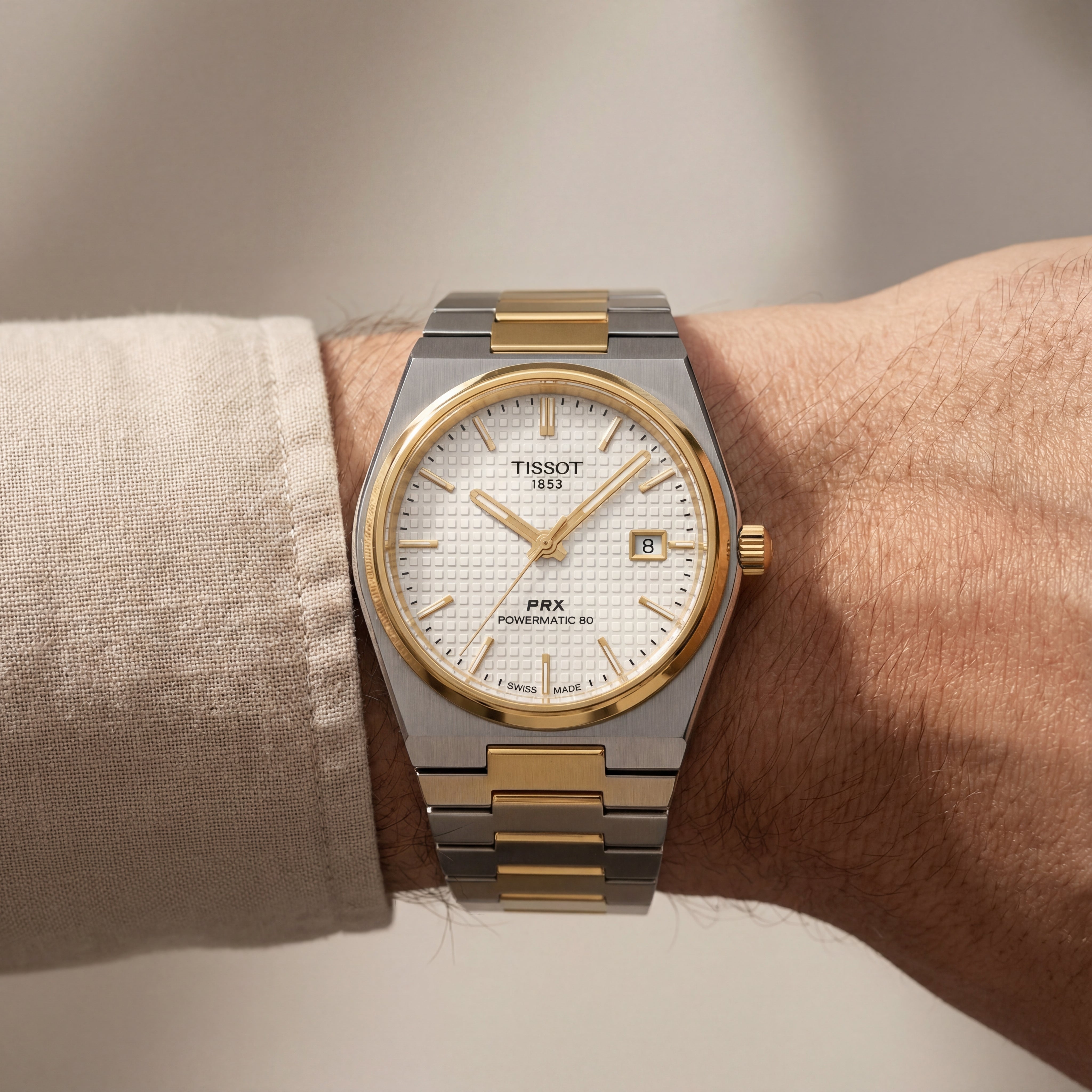 Heritage Gold & Silver Automatic Steel Watch
