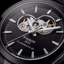 Shadow Black Open-Heart Automatic Steel Watch