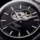 Obsidian Black Open-Heart Automatic Steel Watch