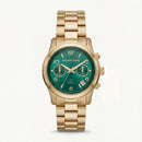 Emerald Green Gold Chronograph Men’s Watch