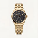 Vintage Gold Black Dial Small Seconds Men’s Watch