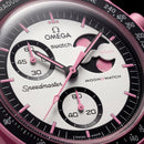 Pink Chrono Moon-Style Sports Watch