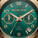 Emerald Green Gold Chronograph Men’s Watch