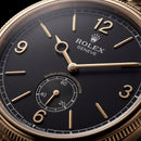 Vintage Gold Black Dial Small Seconds Men’s Watch
