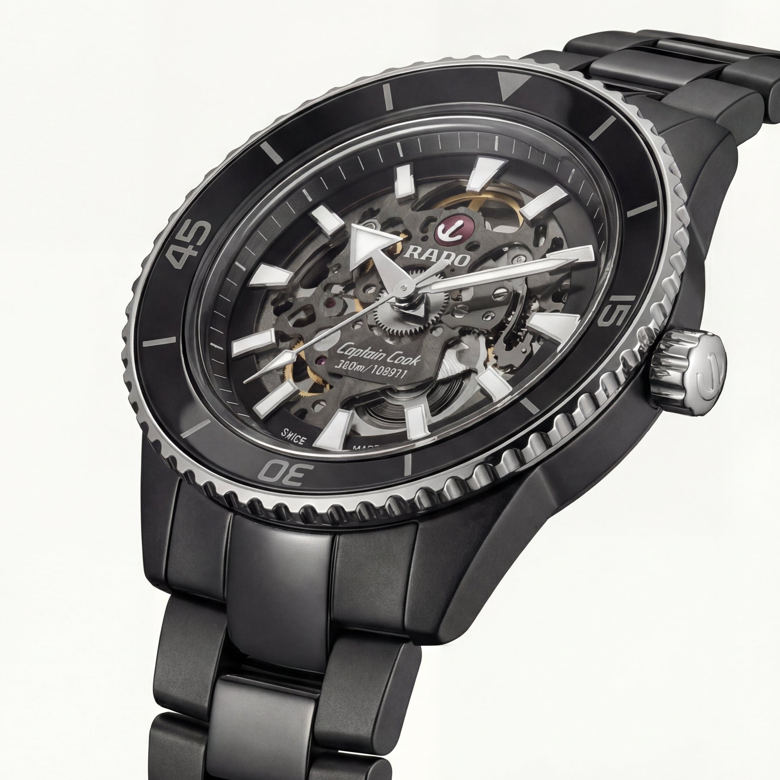 Obsidian Black Skeleton Dial Automatic Men’s Watch