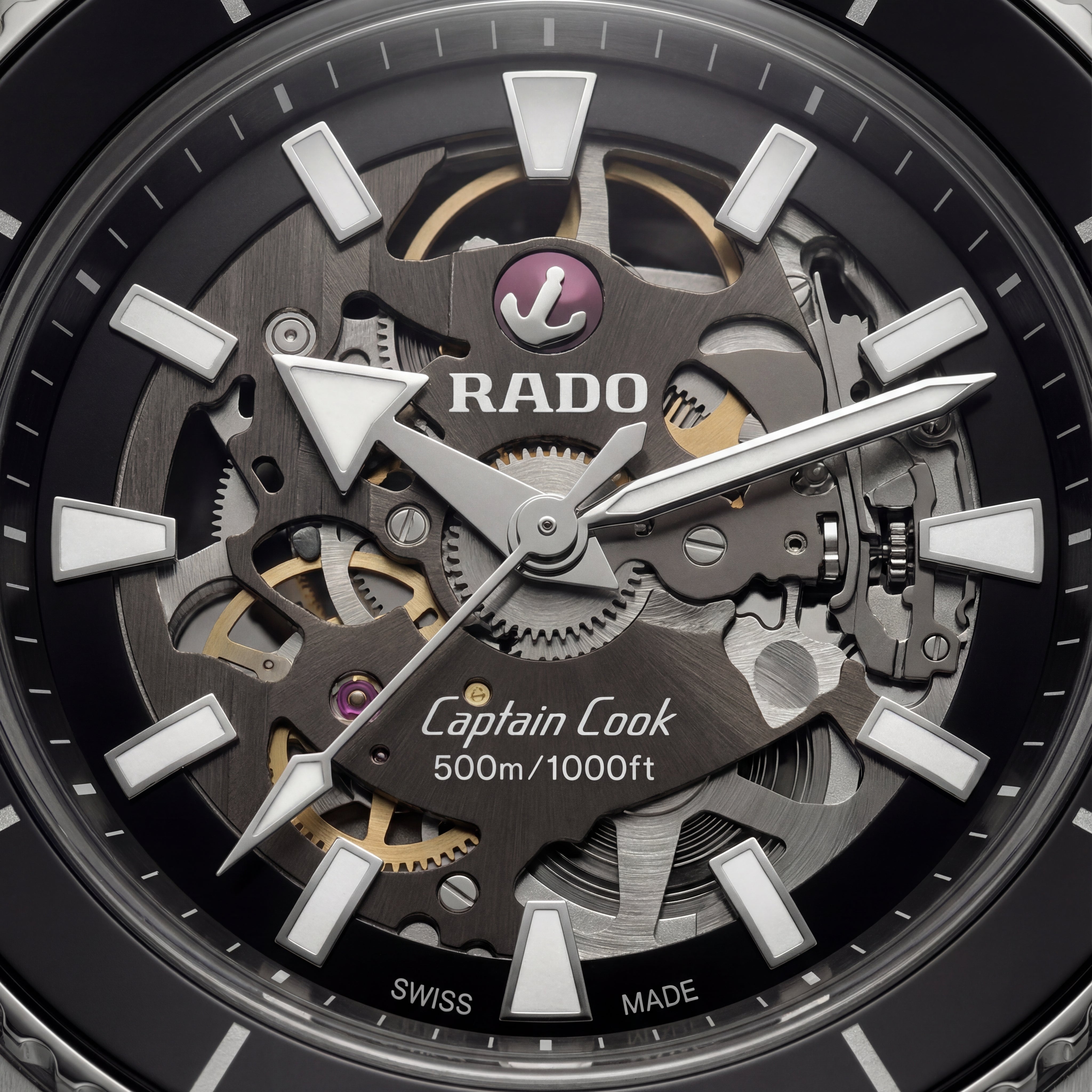 Obsidian Black Skeleton Dial Automatic Men’s Watch