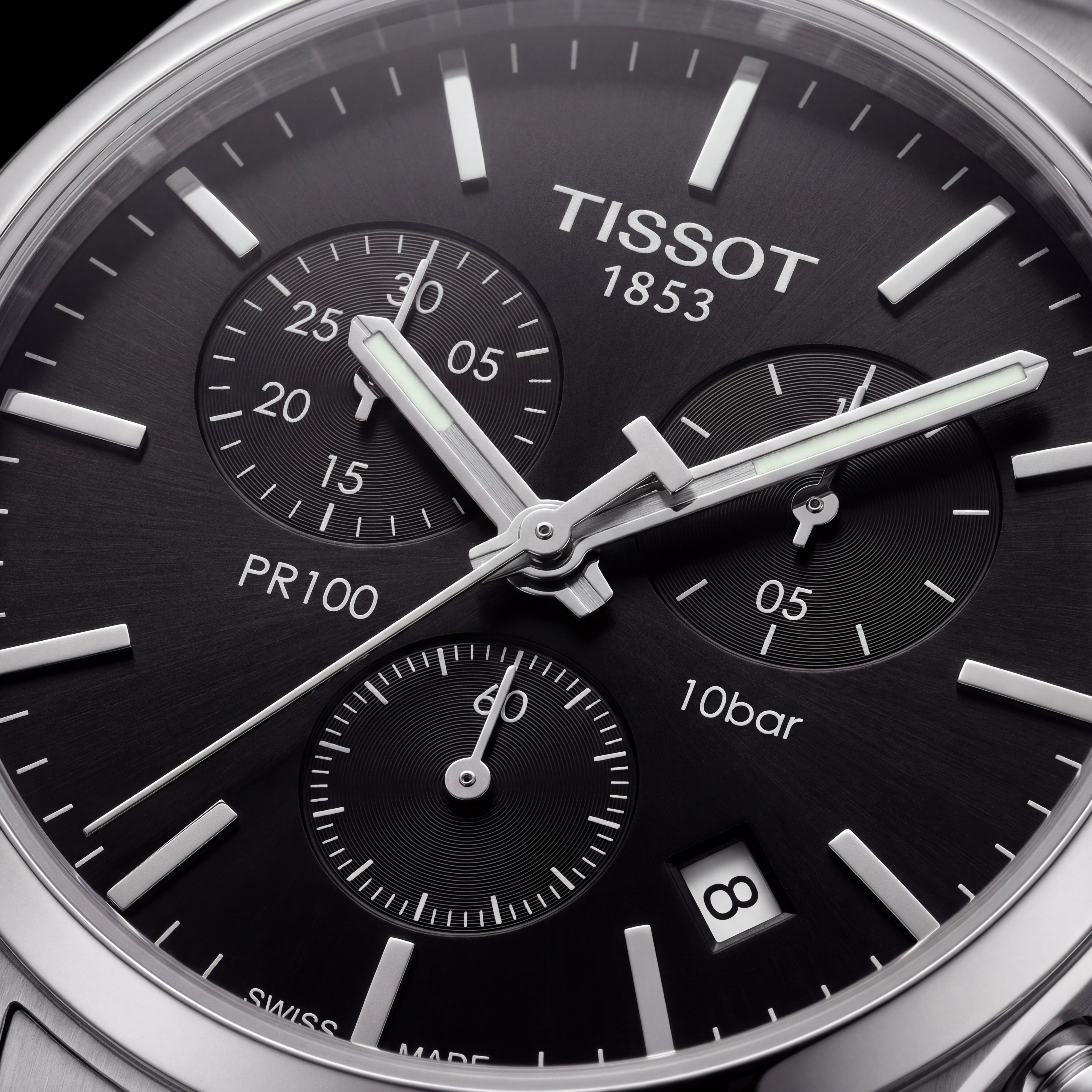 Midnight Black Dial Chronograph Men’s Watch