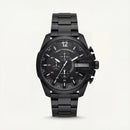 Stealth Black Steel Chronograph Men’s Watch