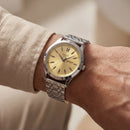 Classic Champagne Dial Steel Men’s Watch