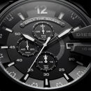Stealth Black Steel Chronograph Men’s Watch