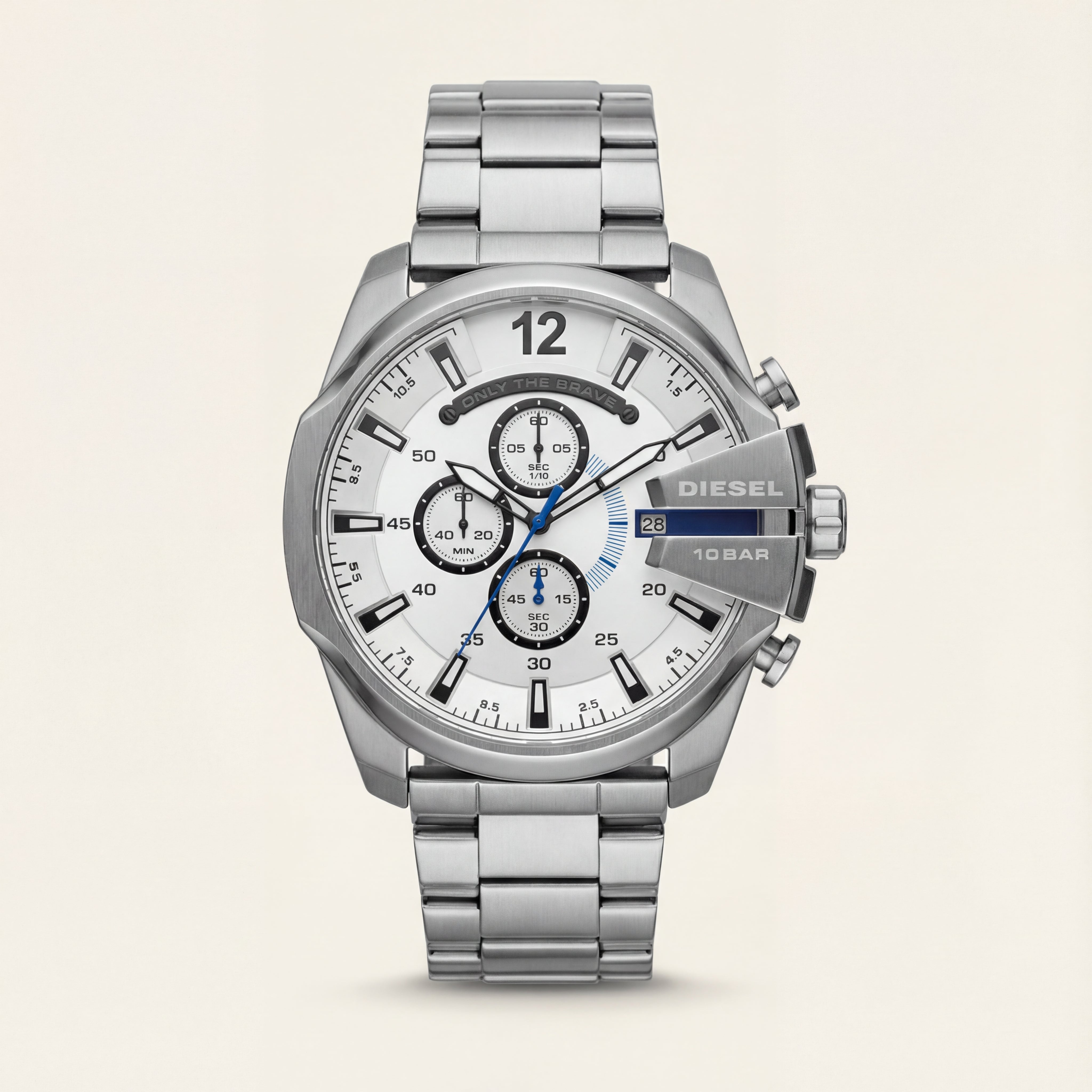 Silver Frost Steel Chronograph Men’s Watch