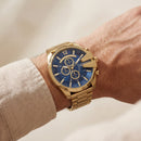 Royal Gold Blue Chronograph Men’s Watch