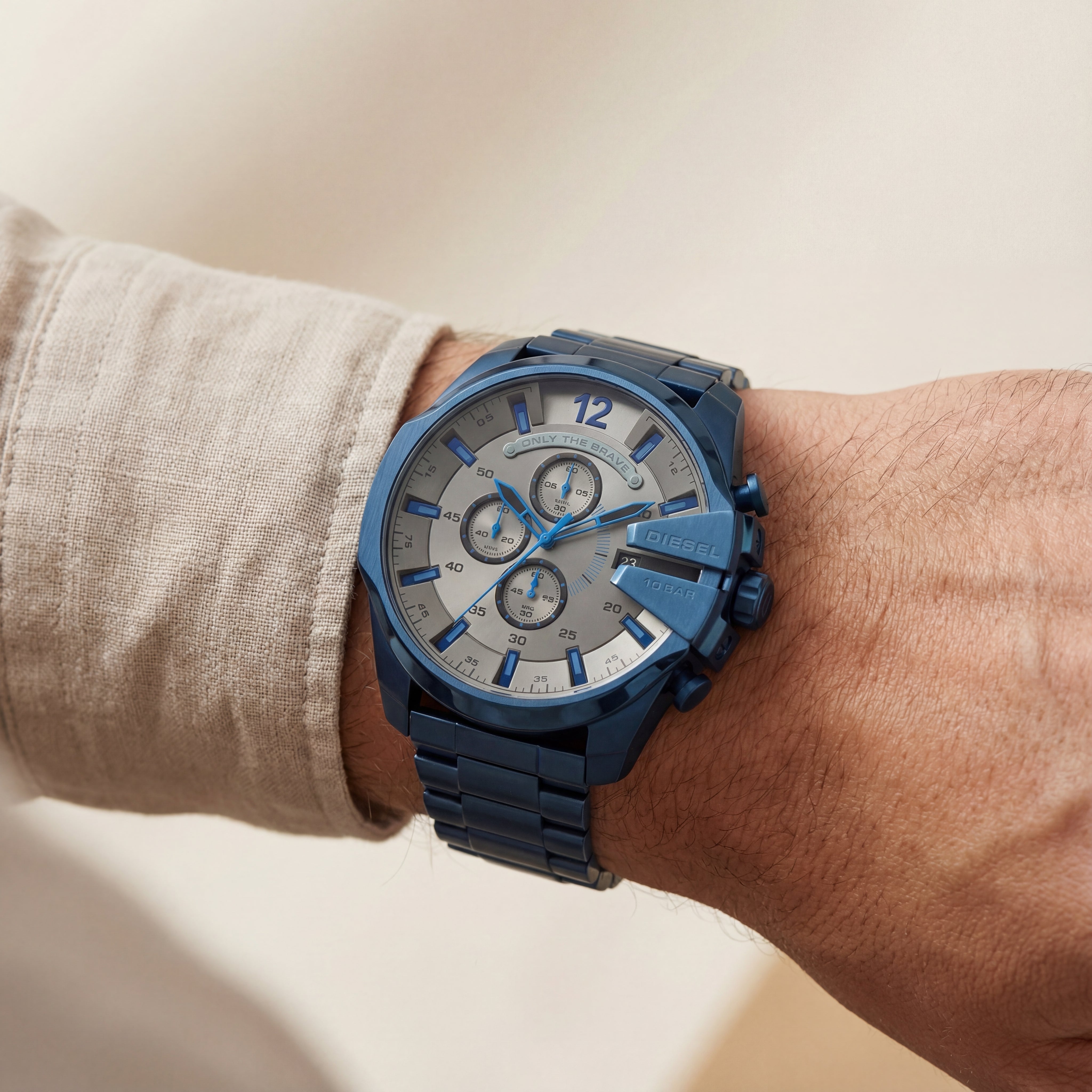 Azure Steel Chronograph Men’s Watch