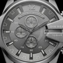 All-Silver Chronograph Men’s Watch with Industrial Finish