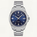 Deep Blue Solar Quartz Stainless Steel Everyday Watch